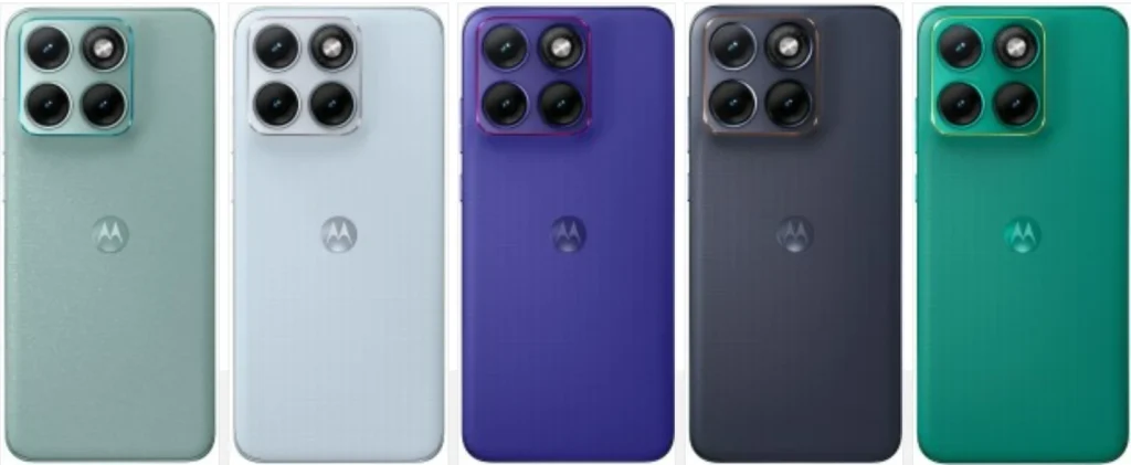 رندرهای جدید موتورولا اج ۷۰ فیوژن در رنگ‌های متنوع