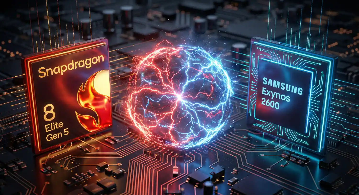 جنگ تراشه‌ها در گلکسی S26؛ اگزینوس ۲۶۰۰ در برابر اسنپدراگون ۸ الیت نسل ۵