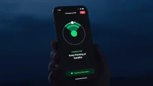 اتصال ماهواره‌ای آیفون