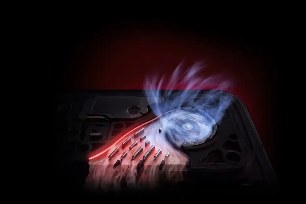 فن خنک کننده داخلی در گوشی شیائومی Redmi K90 Max
