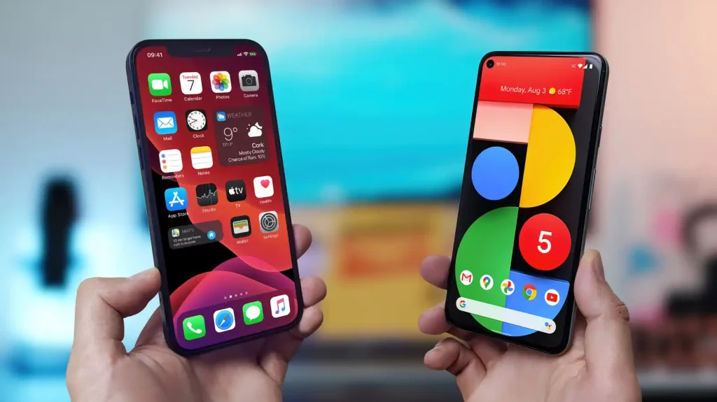 انتقال اندروید به iOS