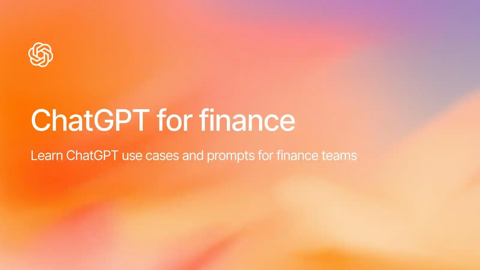 هوش مصنوعی ChatGPT Finance