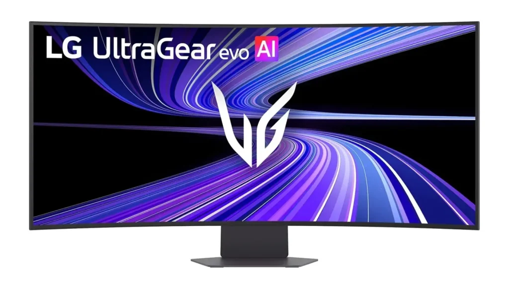 مانیتور گیمینگ LG UltraGear OLED 45GX90SB-B با پنل خمیده 800R
