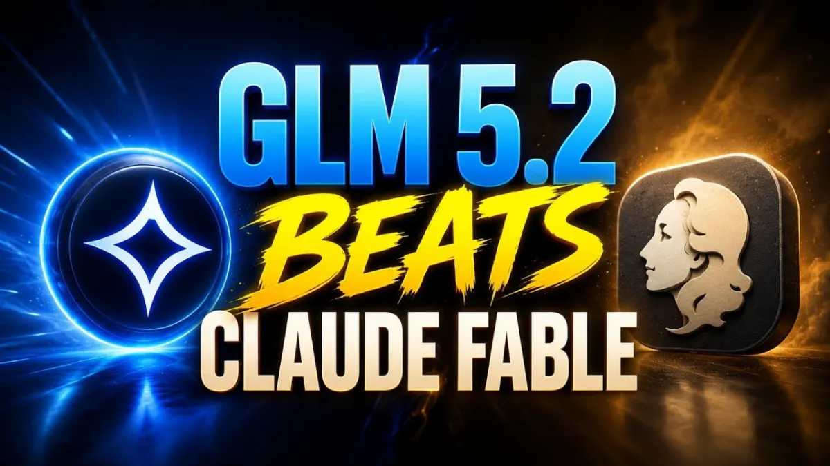 مدل هوش مصنوعی GLM-5.2 با شکست Claude Fable 5، جایگاه نخست در طراحی وب را از آن خود کرد