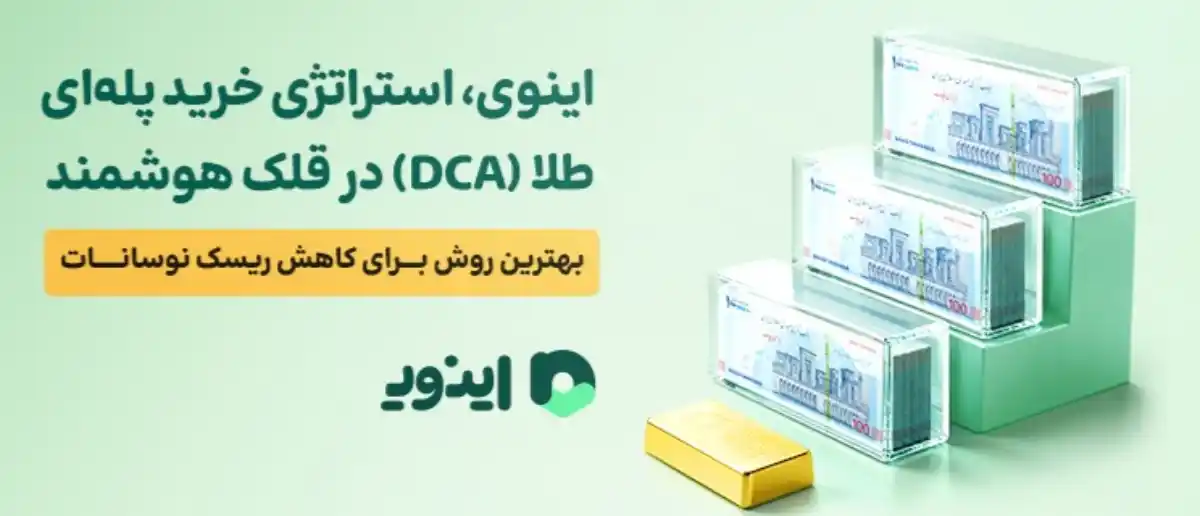 اینوی، استراتژی خرید پله‌ای طلا (DCA) در قلک هوشمند؛ بهترین روش برای کاهش ریسک نوسانات
