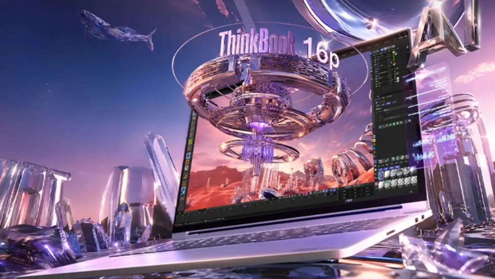 نسخه جدید لپتاپ لنوو ThinkBook 16p 2026 را با Core Ultra 7 251HX و RTX 5060 معرفی کرد