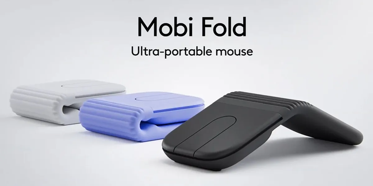 لاجیتک از ماوس تاشو Mobi Fold رونمایی کرد؛ طراحی فوق‌قابل‌حمل برای کاربران حرفه‌ای در سفر