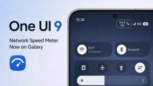 نمایش سرعت اینترنت در One UI 9