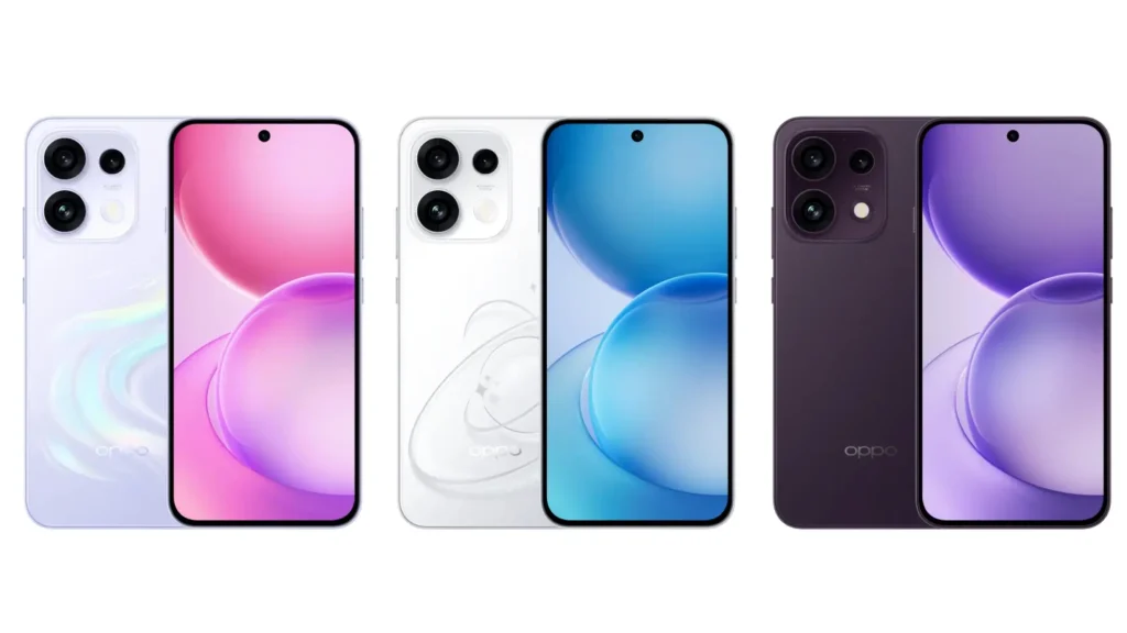 رنگ‌بندی مدل‌های Oppo Reno 16 و Reno 16 Pro