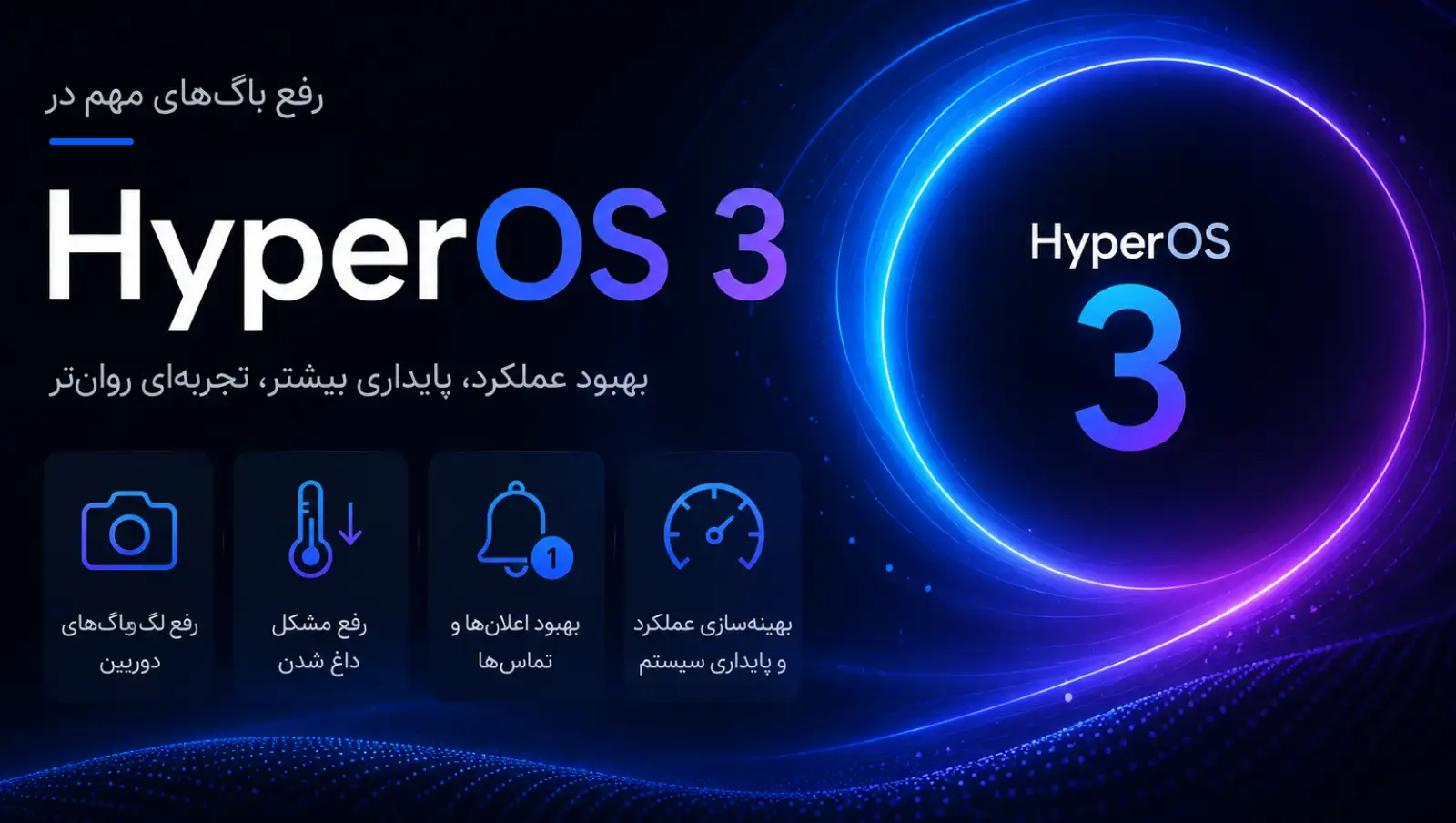 شیائومی در HyperOS 3 مشکل لگ دوربین و داغ شدن گوشی‌های پرچم‌دار را برطرف کرد