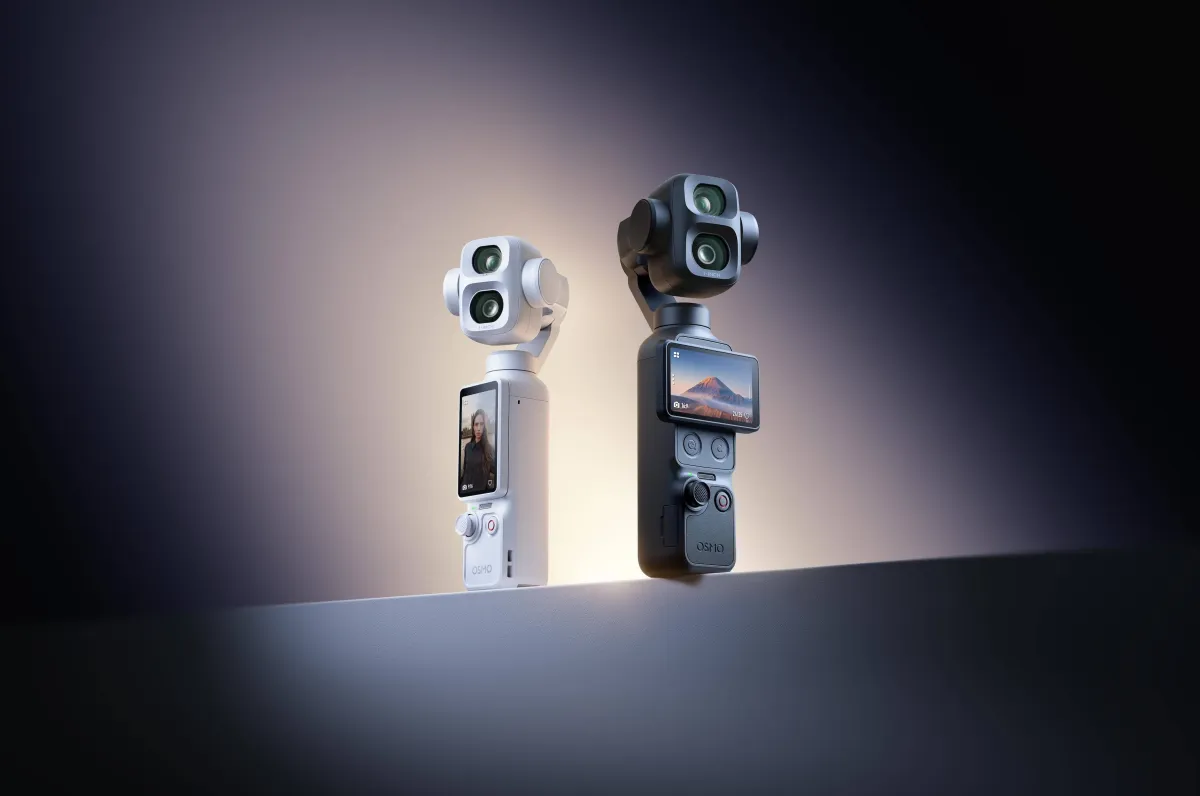 گیمبال DJI Osmo Pocket 4P با دو دوربین اصلی و تله‌فوتو پیشرفته معرفی شد