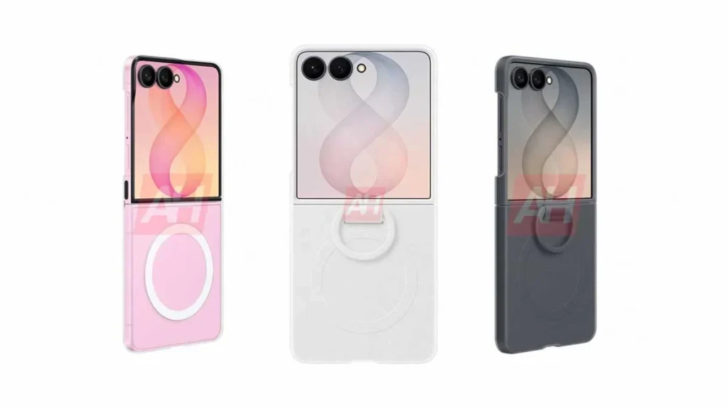 گلکسی Z Flip 8 در سه رنگ اصلی دیده شده است.