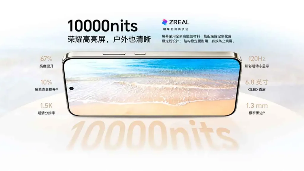 آنر X80 پرو مکس اولین گوشی جهان با روشنایی بیشاز 10 هزار نیت