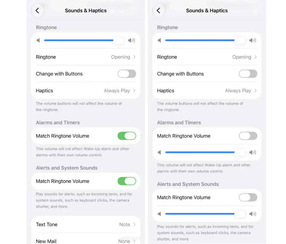 iOS 27 امکان تنظیم مستقل صدای زنگ، هشدارها و آلارم‌ها را فراهم می‌کند.