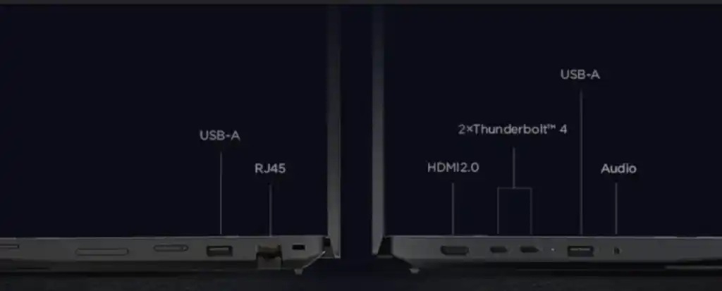 ThinkPad P16s 2026 با مجموعه کاملی از درگاههای حرفهای ازجمله Thunderbolt 4 و RJ45 عرضه میشود.