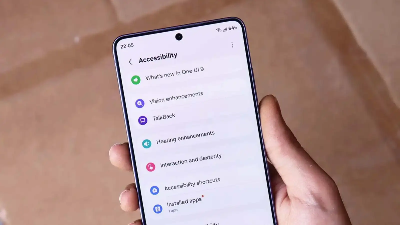 آپدیت One UI 9 با ۶ قابلیت دسترسی جدید تجربه کاربری گوشی‌های گلکسی سامسونگ را بهبود می‌دهد