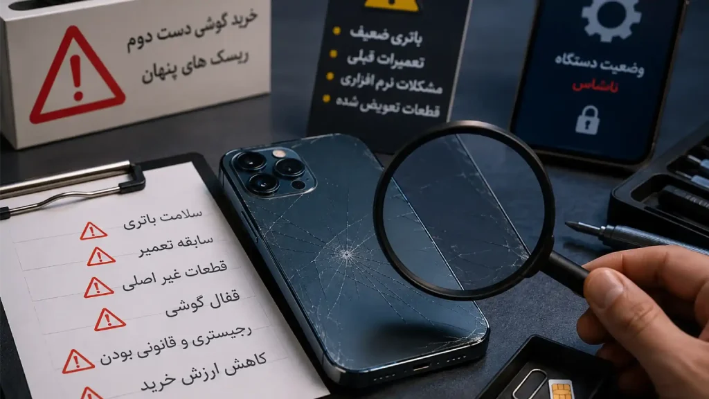 ریسک‌های خرید گوشی دست دوم پرچم دار