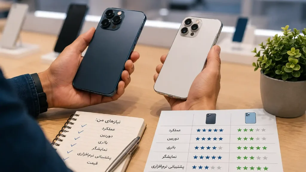 هنگام خرید گوشی موبایل چه انتخابی داشته باشیم؟