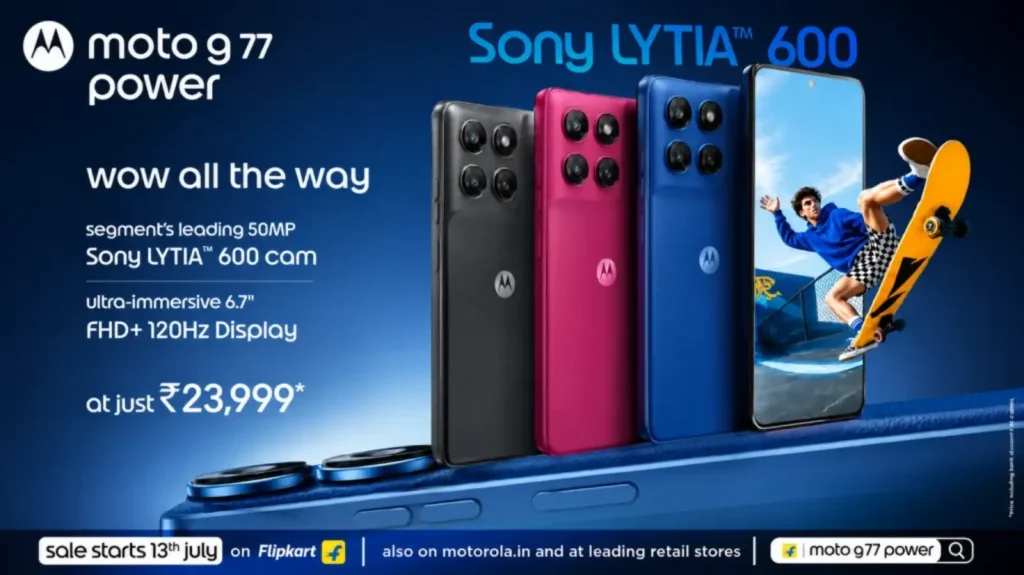 موتورولا از دوربین Sony LYTIA 600 در Moto G77 Power استفاده کرده است.