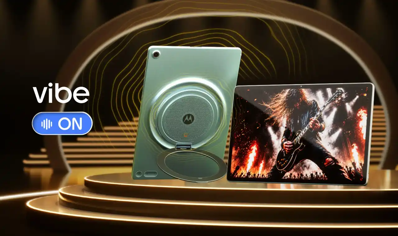 تبلت موتورولا Moto Pad 70 Groove با ۹ اسپیکر JBL و باتری ۱۰,۲۰۰ میلی‌آمپری معرفی شد