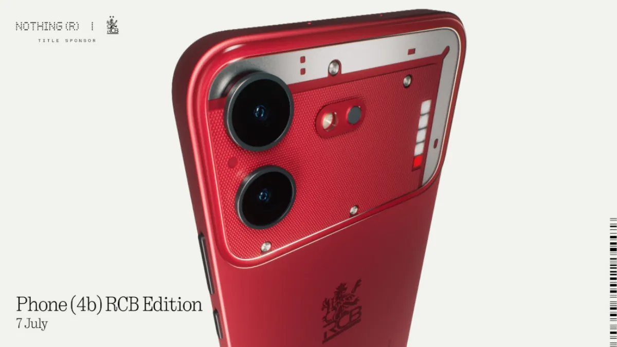 نسخه ویژه ناتینگ فون 4b در رنگ قرمز را ببینید؛ Nothing Phone (4b) RCB Edition