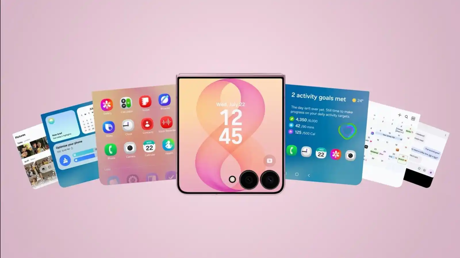 صفحه‌نمایش بیرونی گلکسی Z Flip 8 در one ui 9