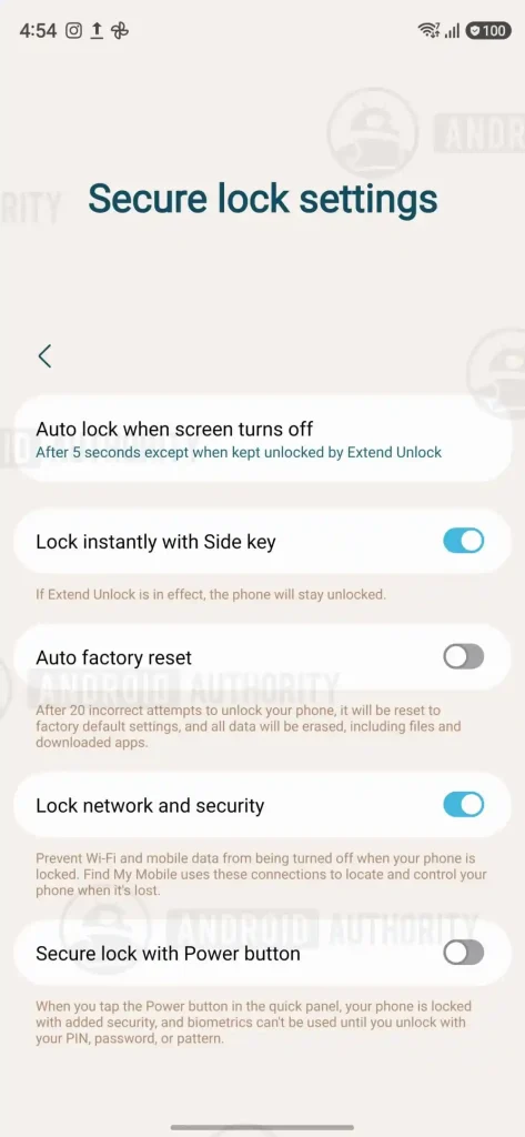 تنظمیات آپدیت One UI 9