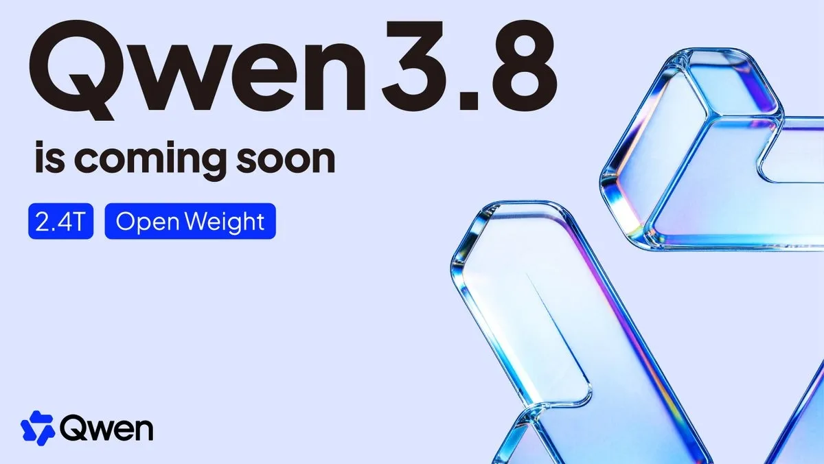 مدل هوش مصنوعی Qwen 3.8 با ۲.۴ تریلیون پارامتر معرفی شد