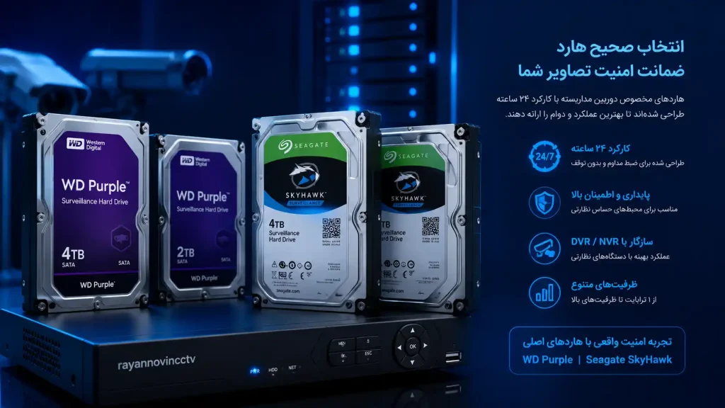 هنگام خرید هارد دوربین مداربسته به چه نکاتی توجه کنیم؟