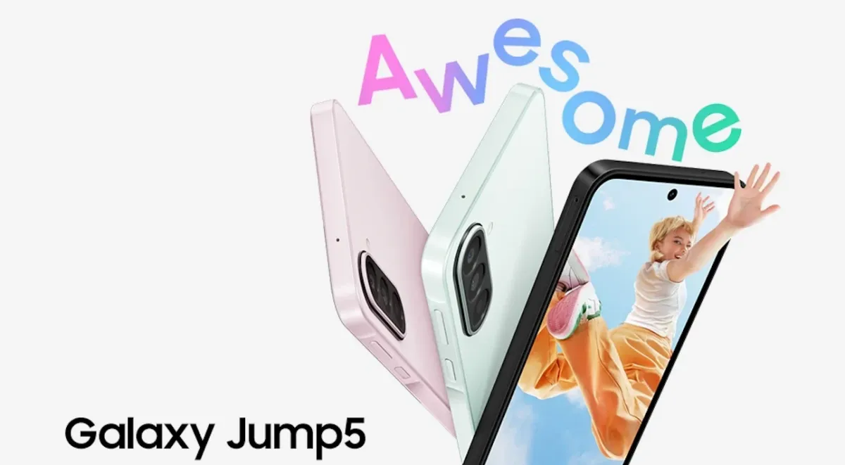 سامسونگ Galaxy Jump 5 معرفی شد؛ گوشی جدید با قابلیت‌های هوش مصنوعی و قیمت حدود 350 دلار