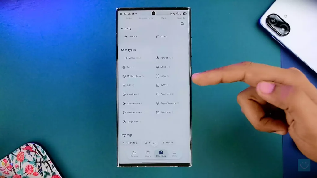 جدیدترین قابلیت منو مخفی گالری گوشی سامسونگ در One UI 8