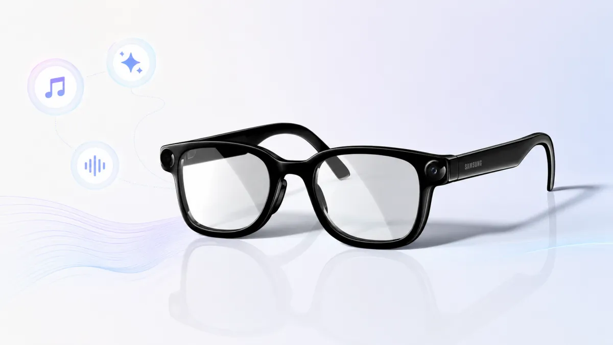 عینک هوشمند Galaxy Glasses سامسونگ براساس محیط اطراف به شما موسیقی پیشنهاد می‌کند
