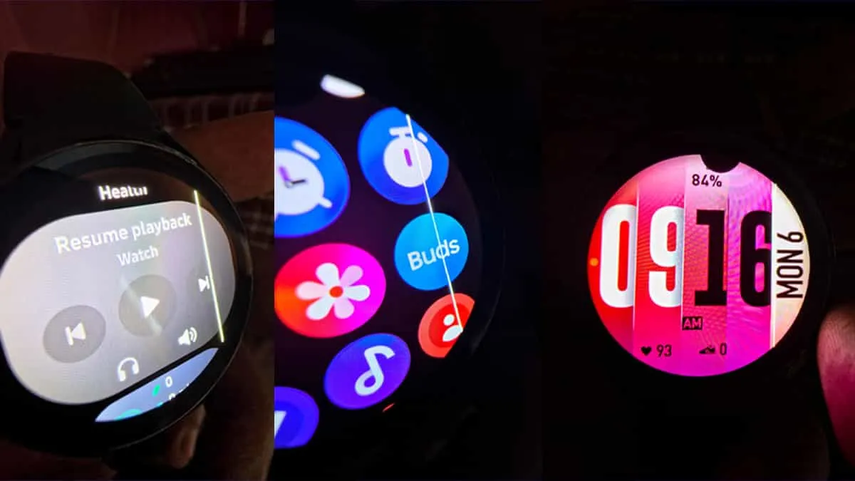 گزارش کاربران از ایجاد خط سبز روی نمایشگر گلکسی واچ پس از آپدیت One UI 8 Watch