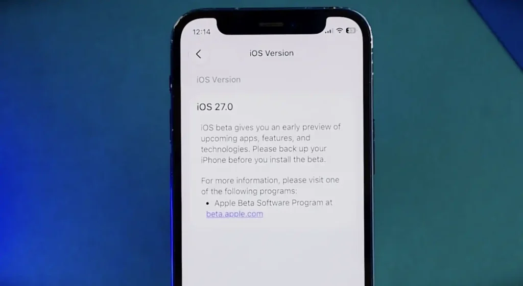 آپدیت iOS 27 اپل