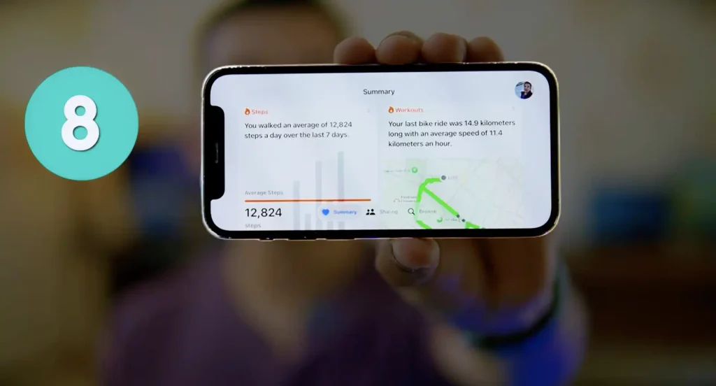 حالت افقی در اپلیکیشن Health اپل در iOS 27