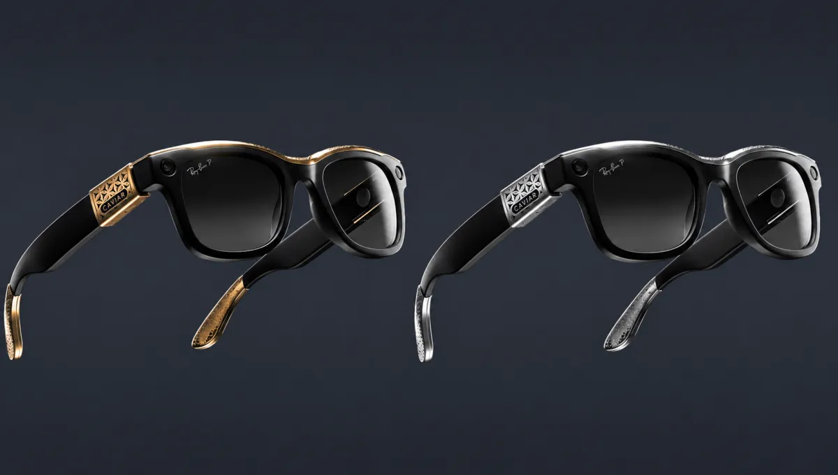 کاویار نسخه لوکس عینک هوشمند Ray-Ban با تم Odyssey را معرفی کرد؛ طلا، نقره و چرم کروکودیل با قیمت تا ۶۸۴۰ دلار