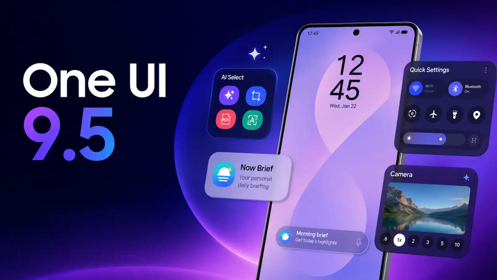 تصاویر One UI 9.5