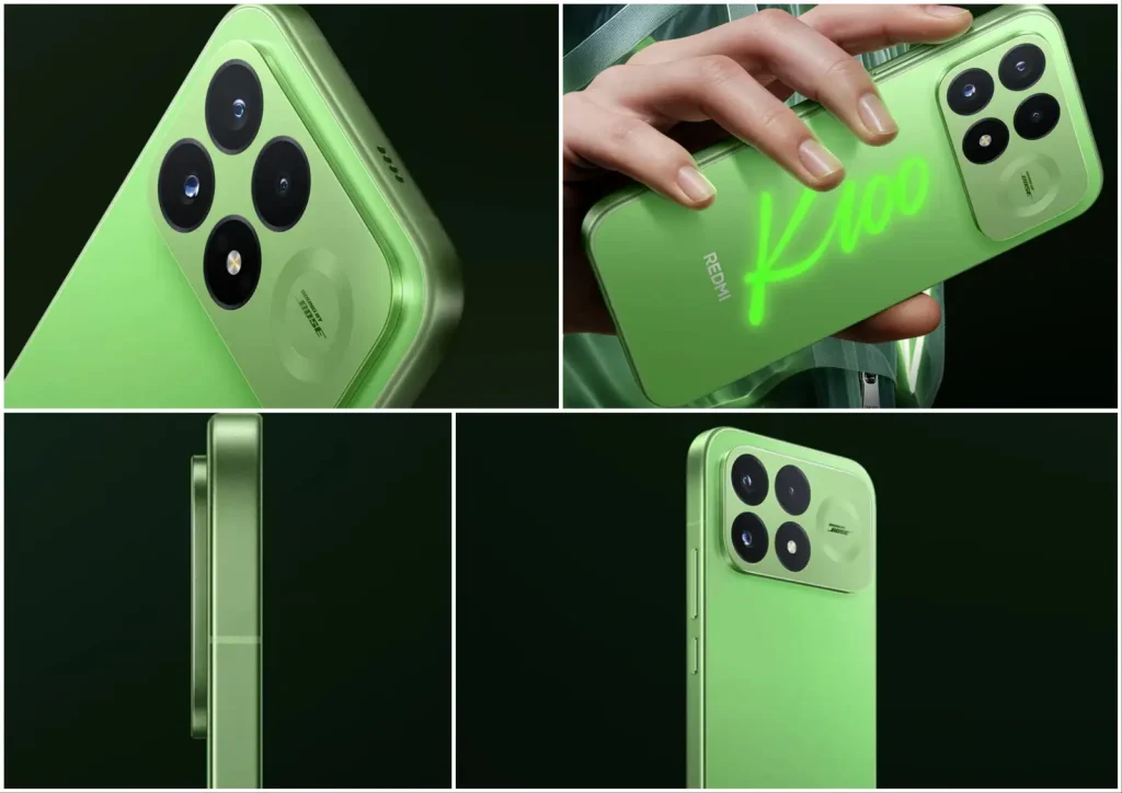 قاب پشتی REDMI K100 Pro امکان ایجاد طرح‌های نوری را فراهم می‌کند.