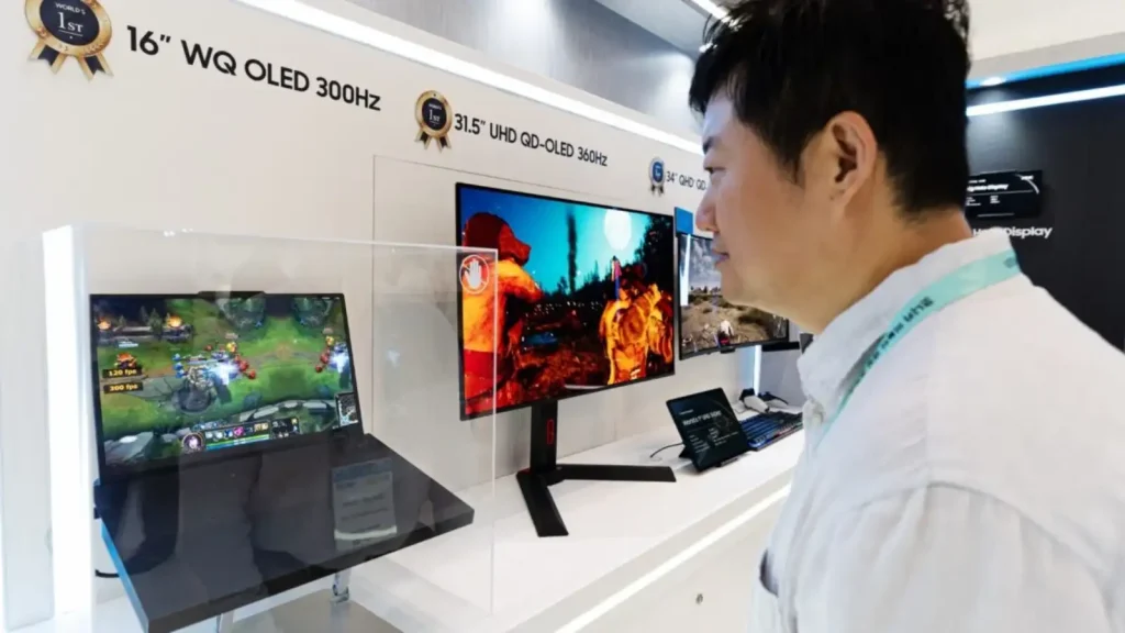 نمایشگر OLED ۳۰۰ هرتزی سامسونگ برای لپتاپهای گیمینگ