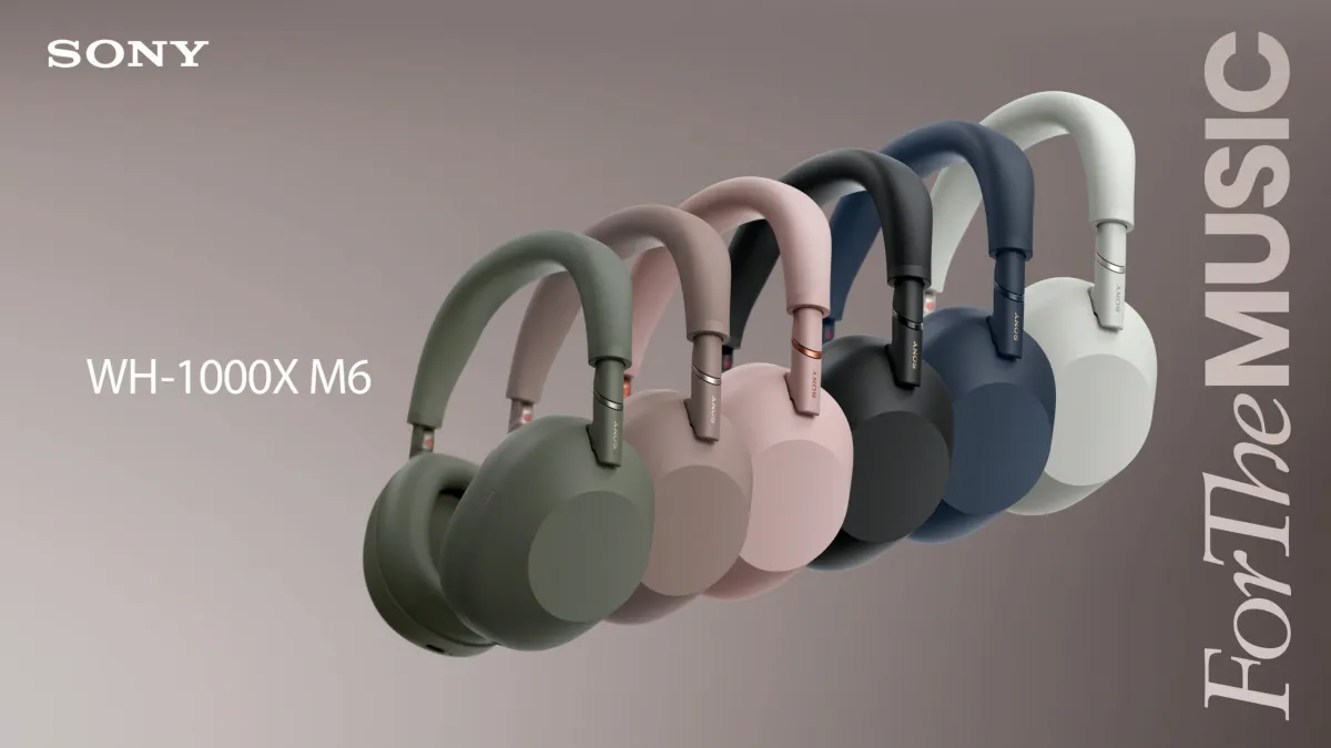سونی رنگ جدید خاکستری زیتونی را برای هدفون WH-1000XM6 معرفی کرد