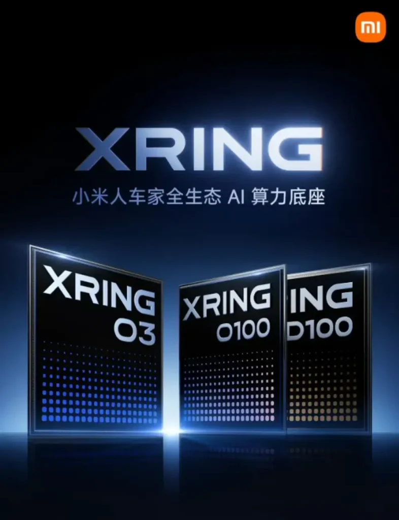 شیائومی تراشههای Xring O3، Xring O100 و Xring D100 را برای موبایل، هوش مصنوعی و خودرو توسعه داده است.