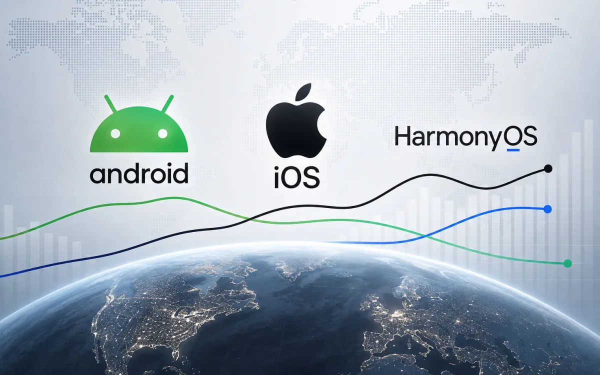 آمار جهانی استفاده از اندروید، iOS و HarmonyOS منتشر شد: اندروید با سهم ۷۵ درصد در صدر
