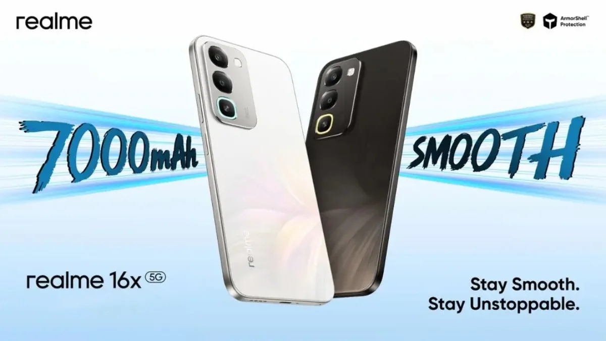 ریلمی 16x 5G معرفی شد؛ باتری 7000mAh و نمایشگر ۱۴۴ هرتزی در یک میان‌رده جدید