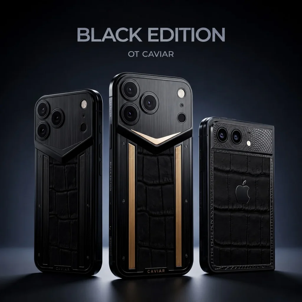 سری آیفون ۱۸ پرو و آیفون Duo کاویار در نسخه لوکس Black Edition