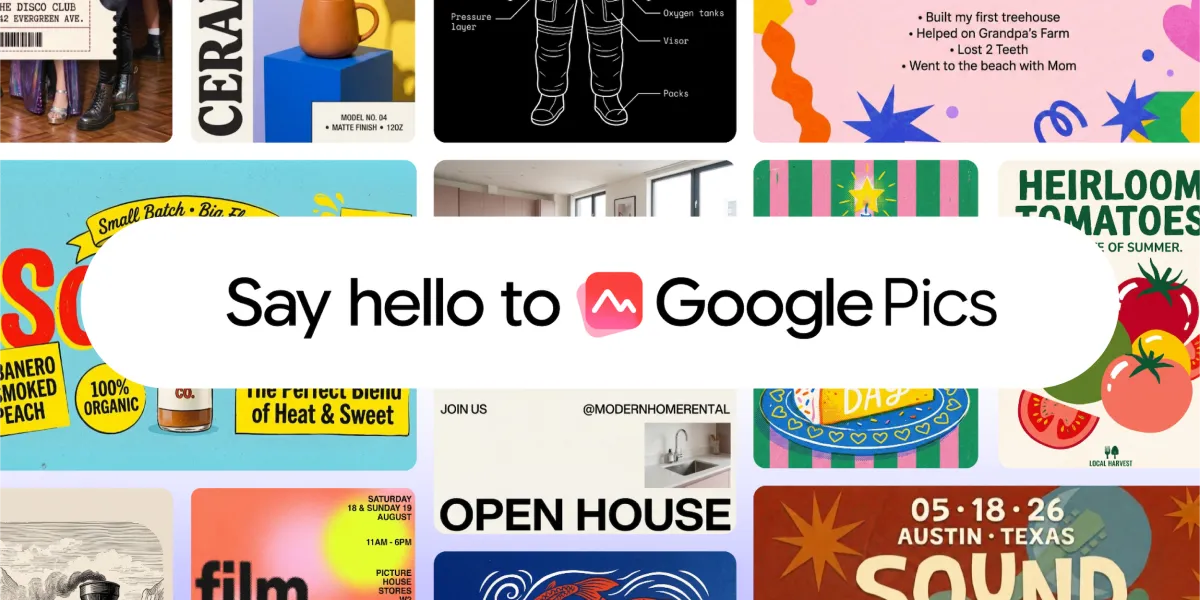 گوگل ابزار ساخت و ویرایش تصویر Google Pics را برای Workspace معرفی کرد