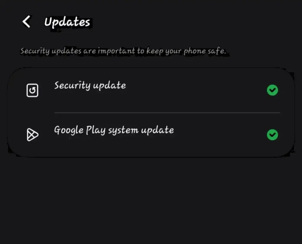 دریافت آپدیت Google Play System از تنظیمات گوشیهای گلکسی
