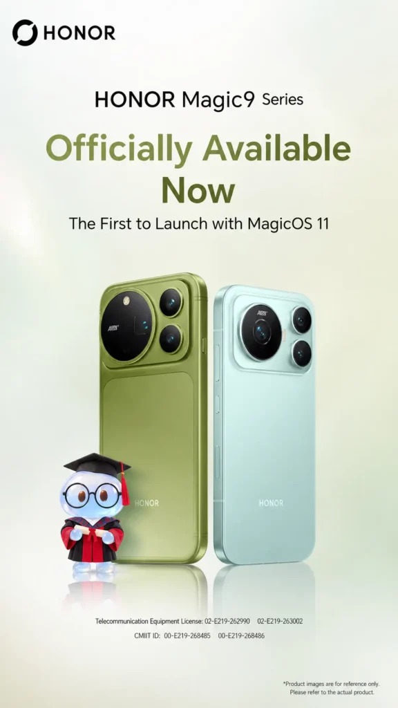 پوستر سری آنر Magic 9 منتشرشده توسط مدیرعامل این شرکت
