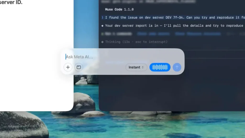 مدل Muse Voice Transcribe متا امکان تبدیل همزمان گفتار به متن را در مک فراهم میکند.