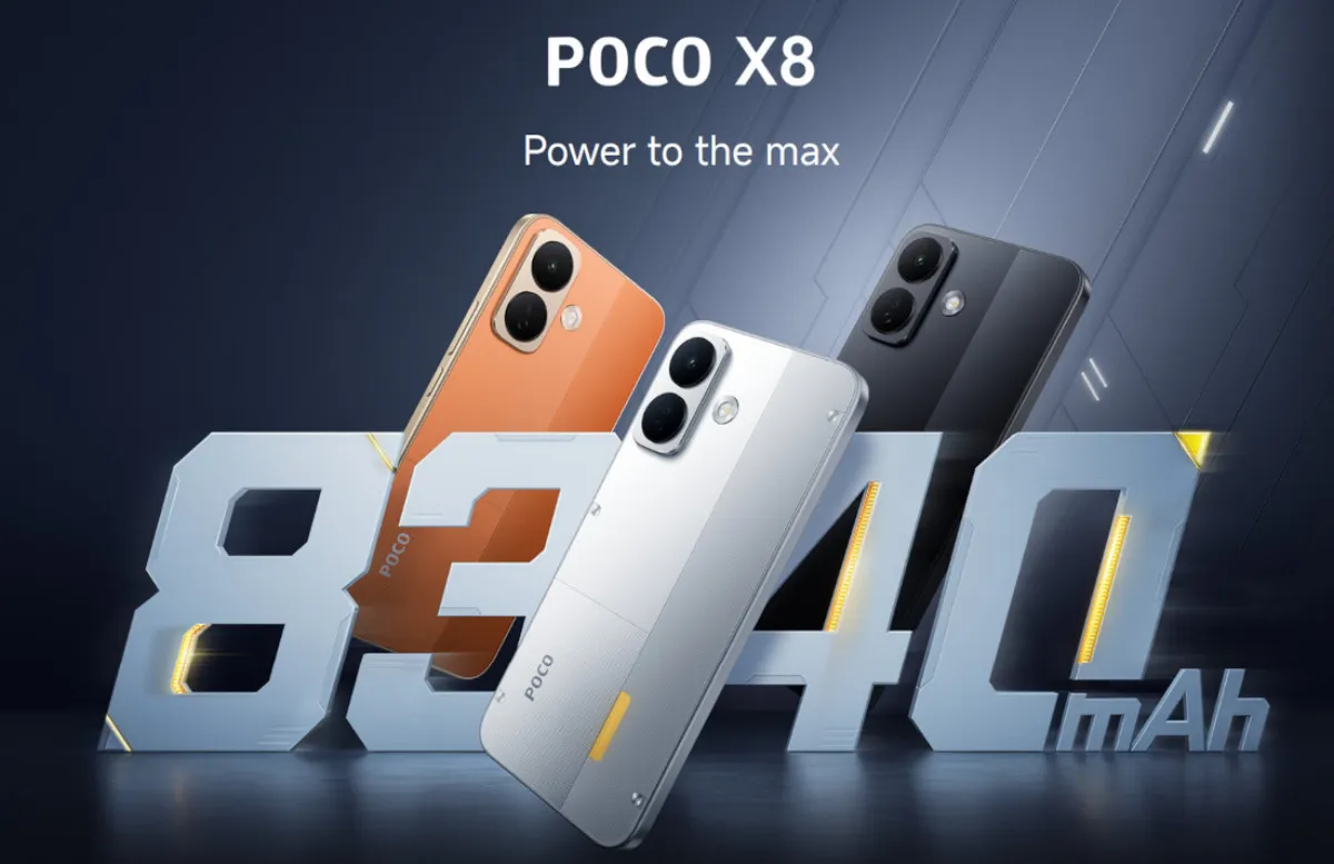 پوکو X8 با تراشه اسنپدراگون 6s نسل ۴ و قیمت ۲۷۰ دلار معرفی شد