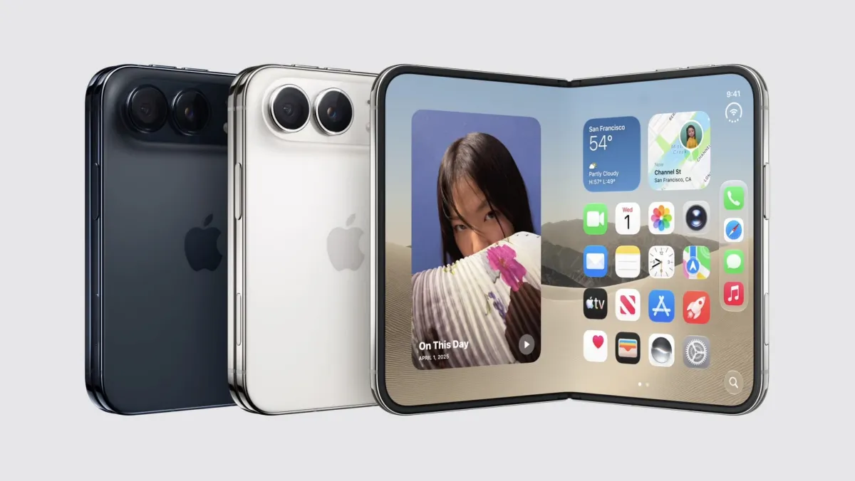 اپل از iPhone Duo رونمایی کرد؛ نخستین آیفون تاشو